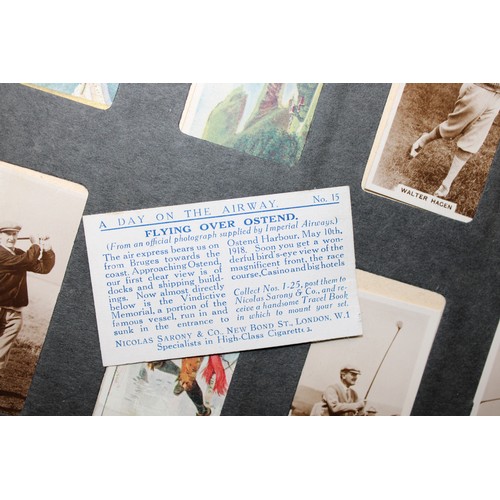 205 - Cigarette Pictures Album Containing A Quantity Of Cards Inc-
