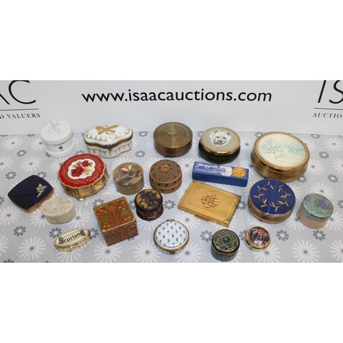 209 - Selection Of Trinket/Compacts/Boxed Houppette Etc All As Found
COLLECTION ONLY