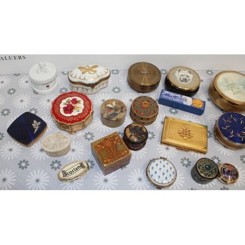 209 - Selection Of Trinket/Compacts/Boxed Houppette Etc All As Found
COLLECTION ONLY