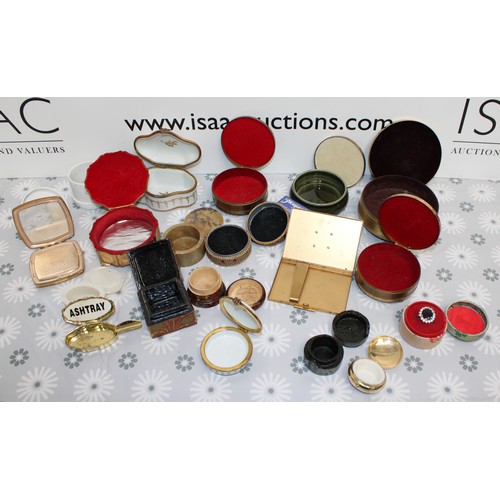 209 - Selection Of Trinket/Compacts/Boxed Houppette Etc All As Found
COLLECTION ONLY