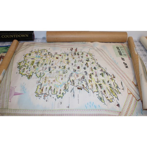 211 - Selection Of Posters As Found Inc- Maps/OXO/GUINNESS/HARRY POTTER/Royalty Etc Not All On Show Some I... 