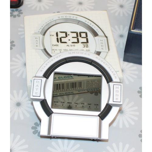 212 - Mixed Items Inc- Alarm Clocks/Boxed SEIKO Watch/THOMAS KINKADE Emerald Isle Cottage Painting With Ce... 