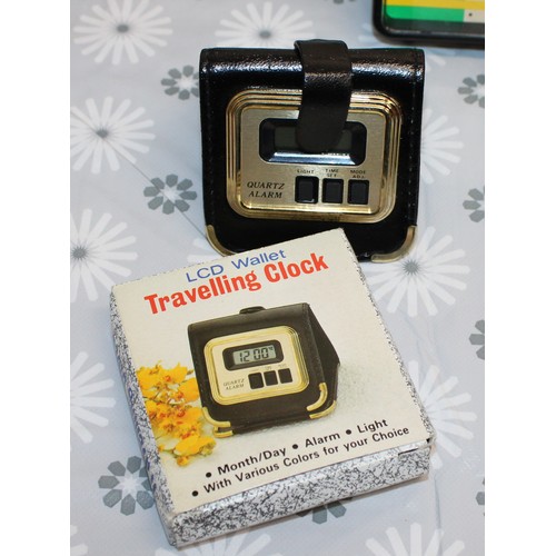 212 - Mixed Items Inc- Alarm Clocks/Boxed SEIKO Watch/THOMAS KINKADE Emerald Isle Cottage Painting With Ce... 