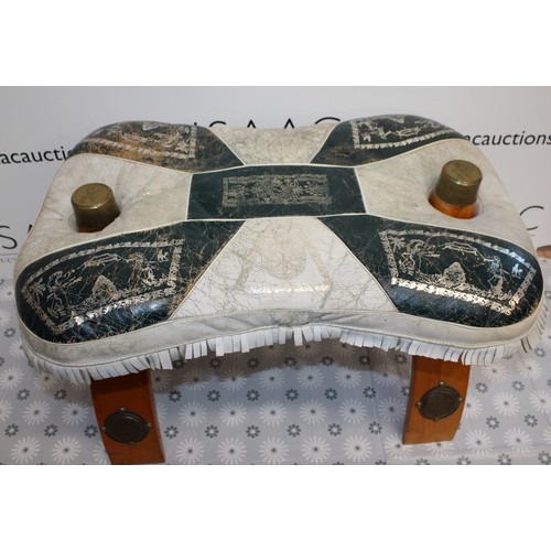 214 - Decorative Vintage Egyptian Camel Saddle
Length-59cm Height-33cm
COLLECTION ONLY