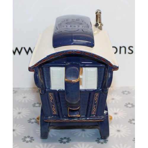 220 - COLLECTABLE Large The Teapottery Limited Edition 777/4,000 Romany Caravan Teapot 27cm x  19cm
COLLEC... 