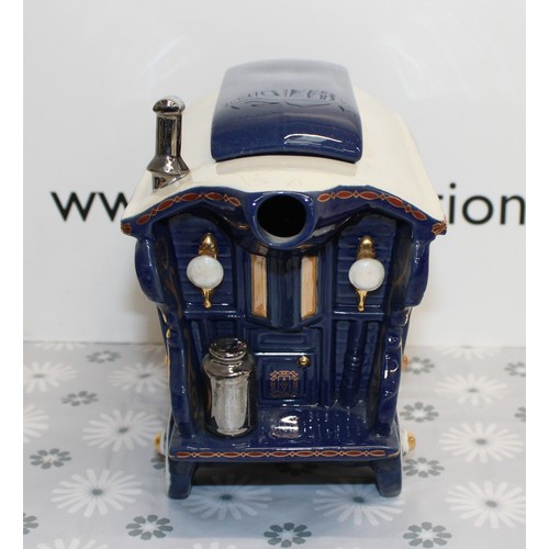 220 - COLLECTABLE Large The Teapottery Limited Edition 777/4,000 Romany Caravan Teapot 27cm x  19cm
COLLEC... 