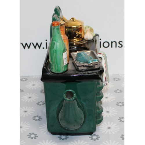 221 - COLLECTABLE The Teapottery 10th Anniversary Large The AGA Teapot Special Edition 35cm x 21.5cm
COLLE... 