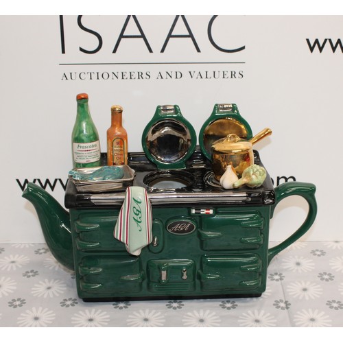 221 - COLLECTABLE The Teapottery 10th Anniversary Large The AGA Teapot Special Edition 35cm x 21.5cm
COLLE... 