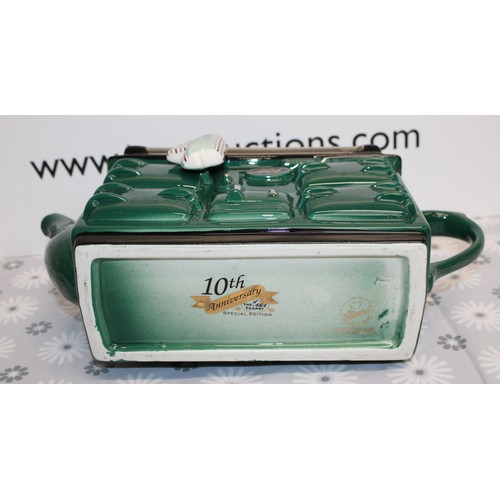 221 - COLLECTABLE The Teapottery 10th Anniversary Large The AGA Teapot Special Edition 35cm x 21.5cm
COLLE... 