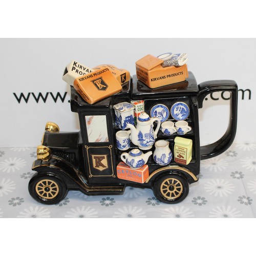 222 - COLLECTABLE PAUL CARDEW BLUE LARGE TEA VAN TEAPOT 28CM X 18CM 
COLLECTION ONLY
