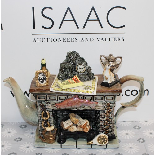 223 - COLLECTABLE LARGE FARMHOUSE FIREPLACE CARDEW DESIGN LIMITED EDITION 2325/5000 5/2000  33CM X 21CM
CO... 