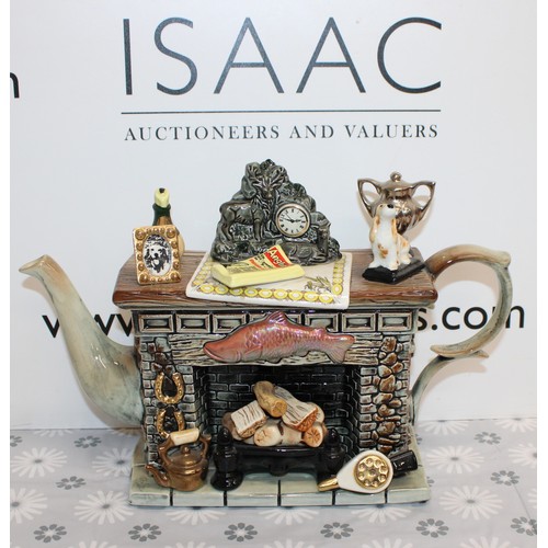 223 - COLLECTABLE LARGE FARMHOUSE FIREPLACE CARDEW DESIGN LIMITED EDITION 2325/5000 5/2000  33CM X 21CM
CO... 