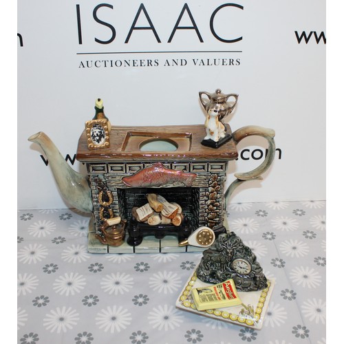 223 - COLLECTABLE LARGE FARMHOUSE FIREPLACE CARDEW DESIGN LIMITED EDITION 2325/5000 5/2000  33CM X 21CM
CO... 