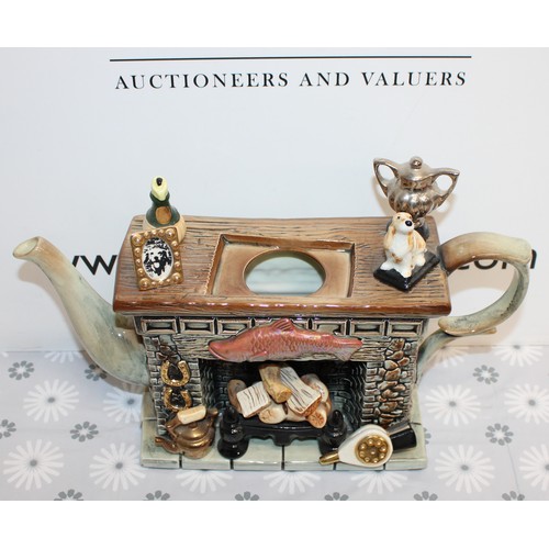 223 - COLLECTABLE LARGE FARMHOUSE FIREPLACE CARDEW DESIGN LIMITED EDITION 2325/5000 5/2000  33CM X 21CM
CO... 