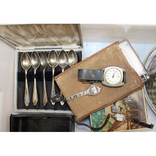 226 - A Selection Of Mixed Collectables As Found ( Tray Not Included )