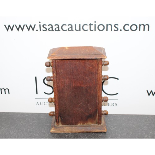 229 - Antique English Perpetual Desk Calendar AF Height-19.5cm