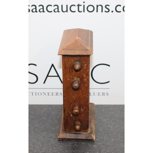 229 - Antique English Perpetual Desk Calendar AF Height-19.5cm