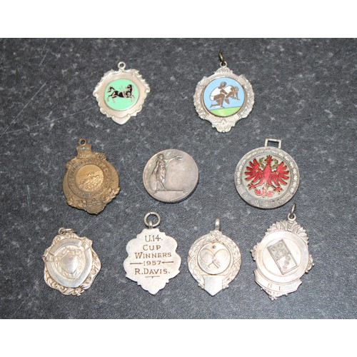 236 - A Selection Of Collectable Sporting Fobs As Found
