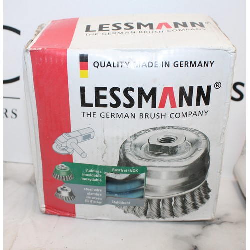 28 - Job Lot Of LESSMANN Knot Cup Brush Designed For Heavy Duty Surface Penetration ETC AS NEW As Found C... 
