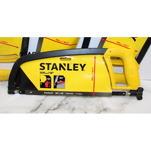 32 - Job Lot Of Stanley And Faithfull Hack Saws AS NEW AF