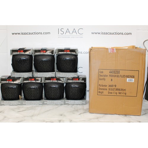 36 - Job Lot Of 7 x Black Rock Gel Filled Premium Knee Pads AS NEW AF