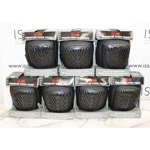36 - Job Lot Of 7 x Black Rock Gel Filled Premium Knee Pads AS NEW AF