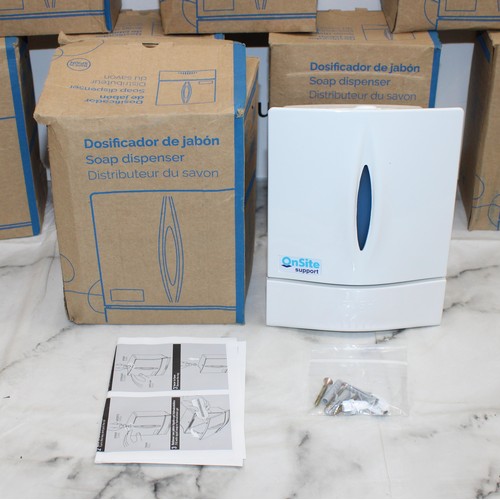 37 - A Job Lot Of 8 x Wall Soap Dispensers AS NEW AF
 COLLECTION ONLY FROM BRAINTREE ESSEX CM7 2DG