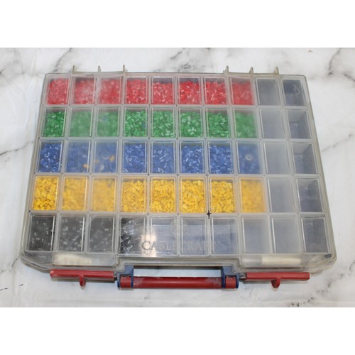 40 - A Box Of Coloured Cable Markers Used To Identify Wires And Power Cords AS NEW AF