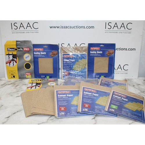 47 - Job Lot Of Sanding Sheets AS NEW AF