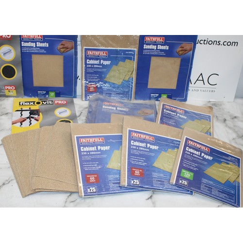 47 - Job Lot Of Sanding Sheets AS NEW AF