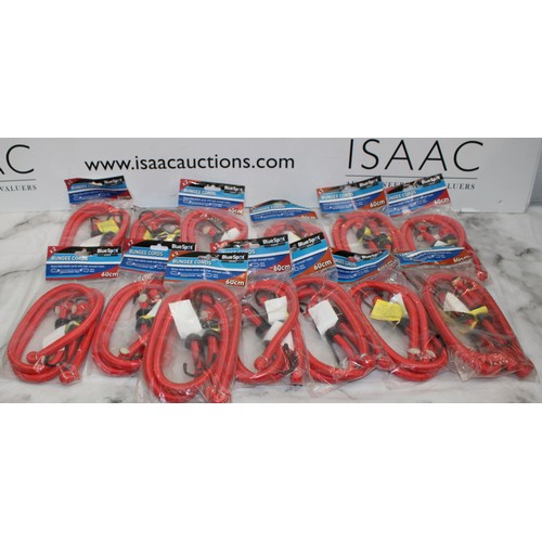 51 - Job Lot Of 13 Heavy Duty Bungie Cords AS NEW AF