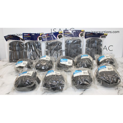 53 - Job Lot Of Knee Pads By Vitrex And SILVERLINE AS NEW AF