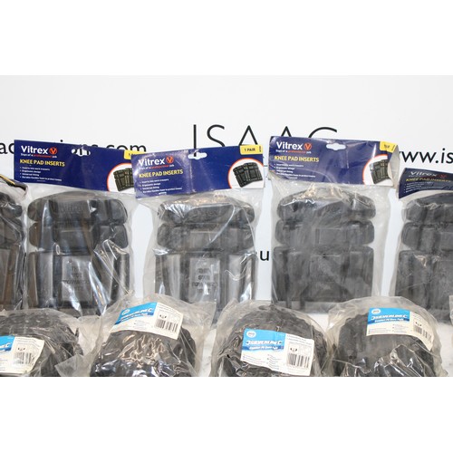 53 - Job Lot Of Knee Pads By Vitrex And SILVERLINE AS NEW AF