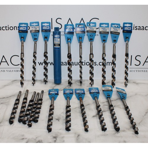 61 - Job Lot  21 x SELKENT Hex Shank Drill Bits Various Sizes AS NEW As Found