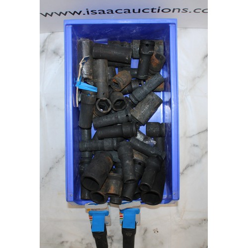 73 - Job Lot Of Various Sized Deep Impact Sockets AS NEW As Found COLLECTION ONLY FROM BRAINTREE ESSEX CM... 