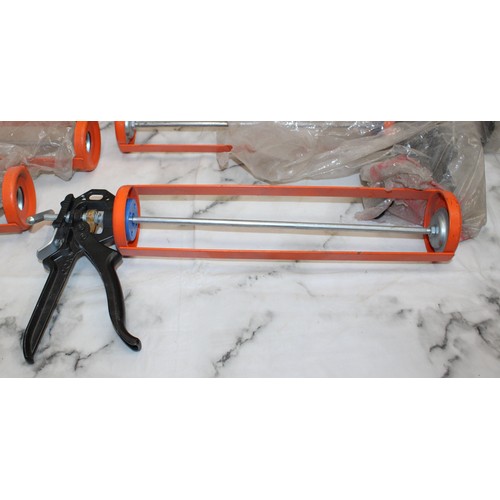86 - Job Lot 8 x Large Caulking/Sealant Gun AS NEW As Found