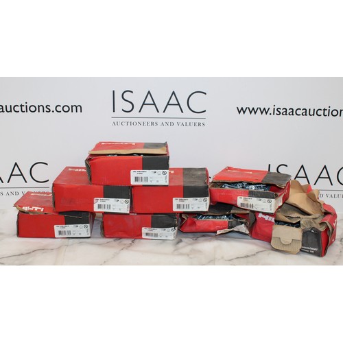 92 - Job Lot 8 x Boxes Of HILTI Threaded Fastening Pin AS NEW As Found
 COLLECTION ONLY FROM BRAINTREE ES... 