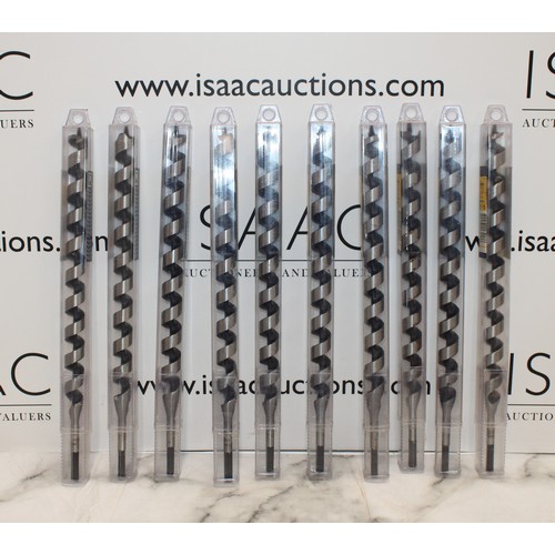 94 - Job Lot 10 x IRWIN 24mm Auger/Drill Bits AS NEW As Found