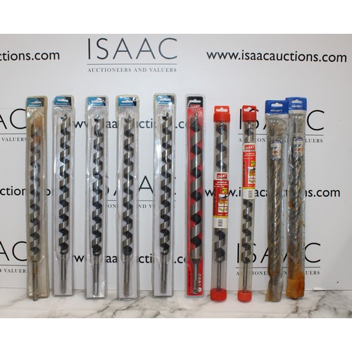 105 - Job Lot Of SILVERLINE, DART And ALPINE Drill/Auger Bits Various Sizes AS NEW AF