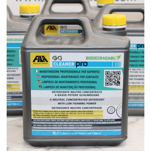 118 - Job Lot 6 x 5L FILA Cleaner Pro Biodegradable AS NEW AF FROM BRAINTREE ESSEX CM7 2DG