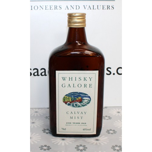 262 - 1 x Boxed Bottle Of Whisky Galore Calvay Mist Five Years Old, 70cl, 40% Proof Collection Only ID Upo... 