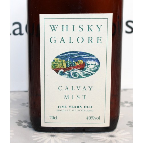 262 - 1 x Boxed Bottle Of Whisky Galore Calvay Mist Five Years Old, 70cl, 40% Proof Collection Only ID Upo... 