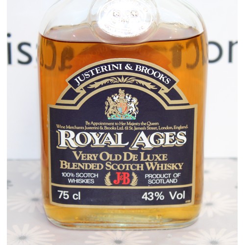 263 - 1 x Boxed Bottle Of Royal Ages De Luxe Very Old Scotch Whisky, 75cl, 43% Proof 1980's Collection Onl... 