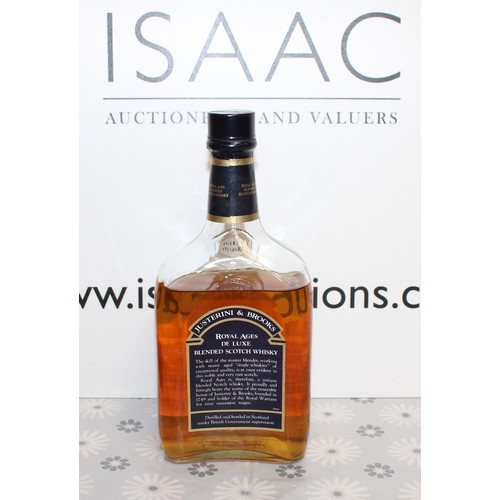 263 - 1 x Boxed Bottle Of Royal Ages De Luxe Very Old Scotch Whisky, 75cl, 43% Proof 1980's Collection Onl... 