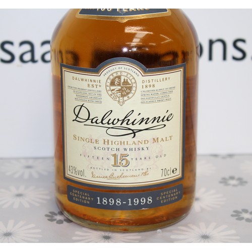 266 - 1 x Boxed Bottle Of Dalwhinnie Centenary Edition, Single Highland Malt, 15 Years Old, 70cl, 40% Proo... 