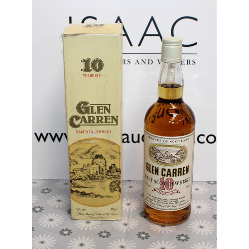 270 - 1 x Boxed Bottle Of Glen Carren Malt Scotch Whisky, 10 Years Old Matured In Oak Casks, 75cl, 40% Pro... 