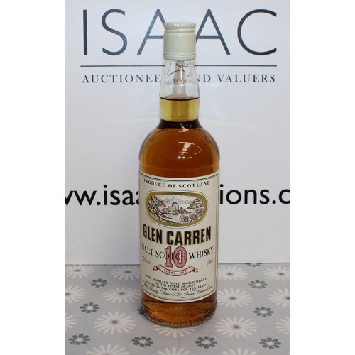 270 - 1 x Boxed Bottle Of Glen Carren Malt Scotch Whisky, 10 Years Old Matured In Oak Casks, 75cl, 40% Pro... 