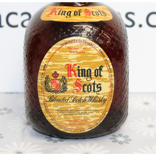 273 - 1 x Boxed Bottle Of King Of Scots Blended Scotch Whisky, 75cl, 43% Proof, 1980's Collection Only ID ... 
