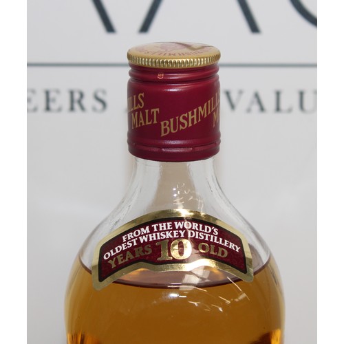 275 - 1 x Tubed Bottle Of Bushmills Single Malt Irish Whisky, 75cl, 43% Proof 1980's Collection Only ID Up... 