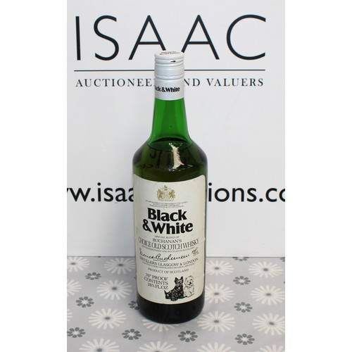 276 - 1 x Bottle Of Black & White Buchanan's Choice Old Whiskey, 26.2/3fl.ozs 70% Proof Collection Only ID... 